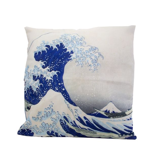 Obliečka na vankúš Hokusai: Veľká vlna