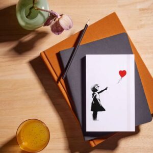 Zápisník A5 Banksy Dievča s balónom