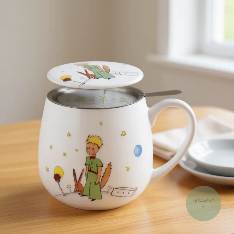 Porcelánový hrnček Malý princ so sitkom