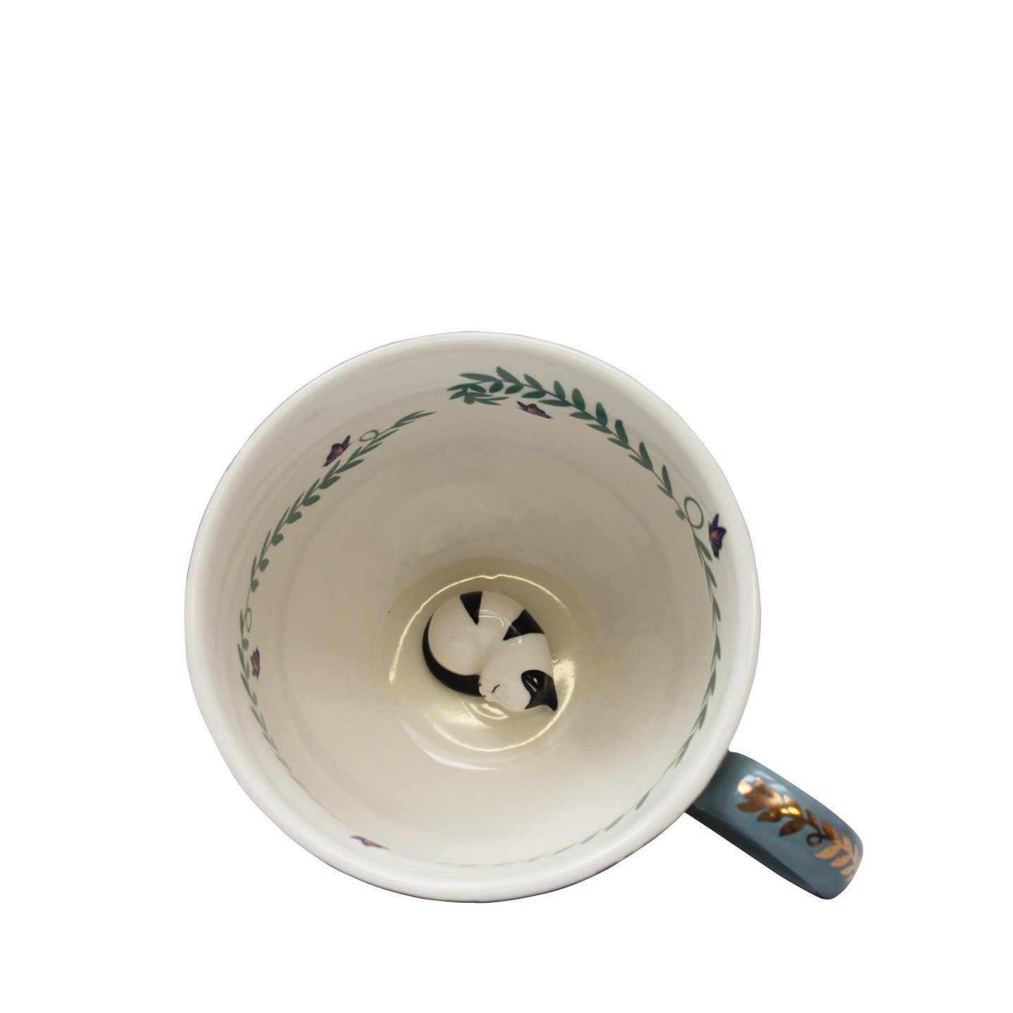 Porcelánový hrnček s prekvapením - mačka – Obrázok 2