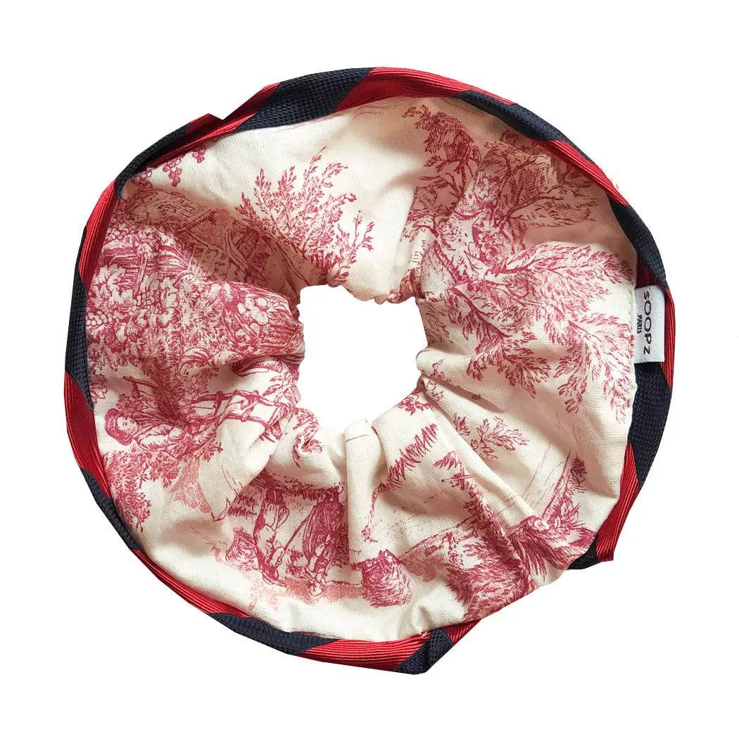 Bavlnená gumička do vlasov (Scrunchie) - dva varianty – Obrázok 3