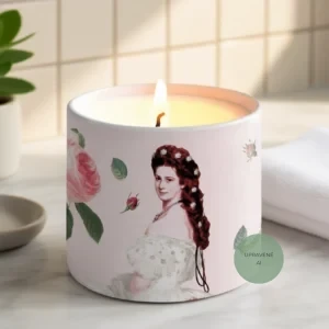Porcelánová sviečka Sissi