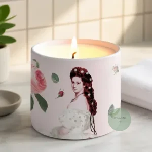 Porcelánová sviečka Sisi