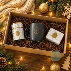 Darčeková krabička – Antracitová elegancia & Botanický relax