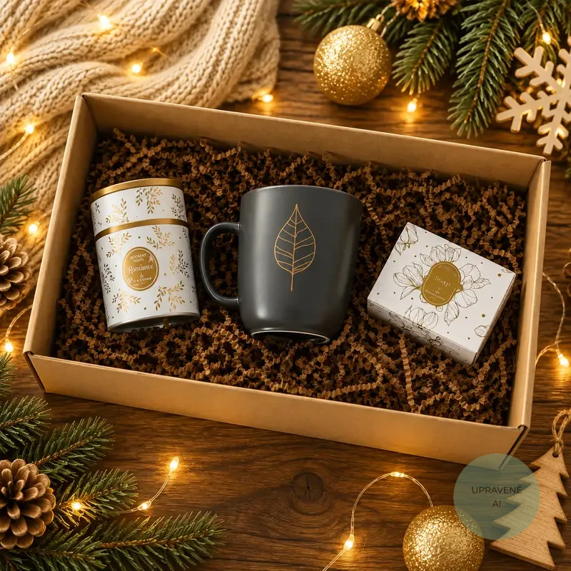 Darčeková krabička – Antracitová elegancia & Botanický relax