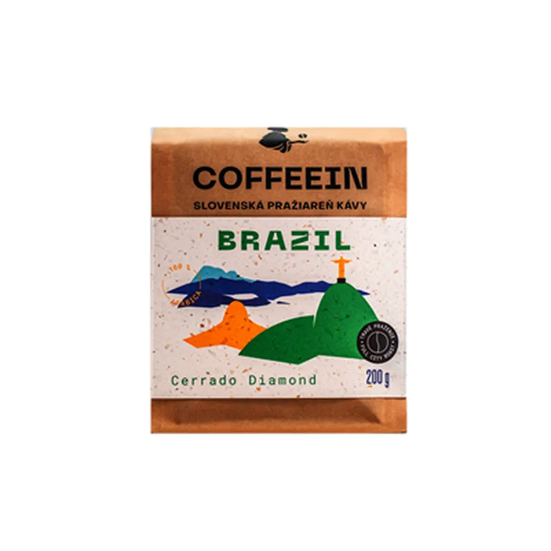 Káva zrnková COFFEEIN 200 g – Obrázok 2